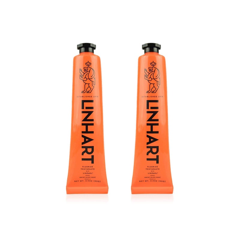 LINHART Whitening Toothpaste â€“ Teeth Whitening, Enamel Strengthening Toothpaste with Mint Flavor (2 Pack) - Image 1